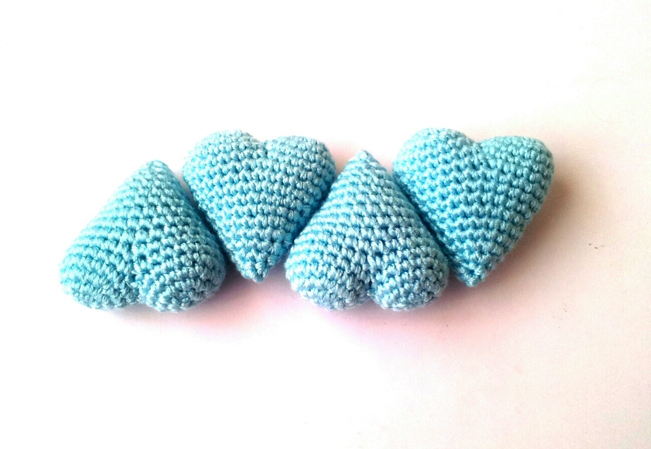 Love mint  hearts (set of 4) wedding favor  valentine