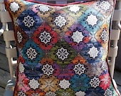 Needlepoint Pillow - Alice Starmore Inspired Hand Stitched Needlepoint Pillow