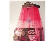 Bed crown canopy, your choice of color, princess/prince