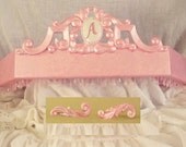 Bed Crown Canopy  with tie backs, princess/prince style