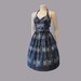 50s dress / Cross Ur Heart Vintage 1950's Wrap Bodice Full Skirt Dress