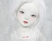 White Apple Limited Edition - Digital Illustration Art Print 10x8
