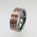 Tungsten Ring With Mokume Gane Inlay