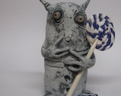 lowbrow clay one of a kind infestation monster ooak art doll sculpture