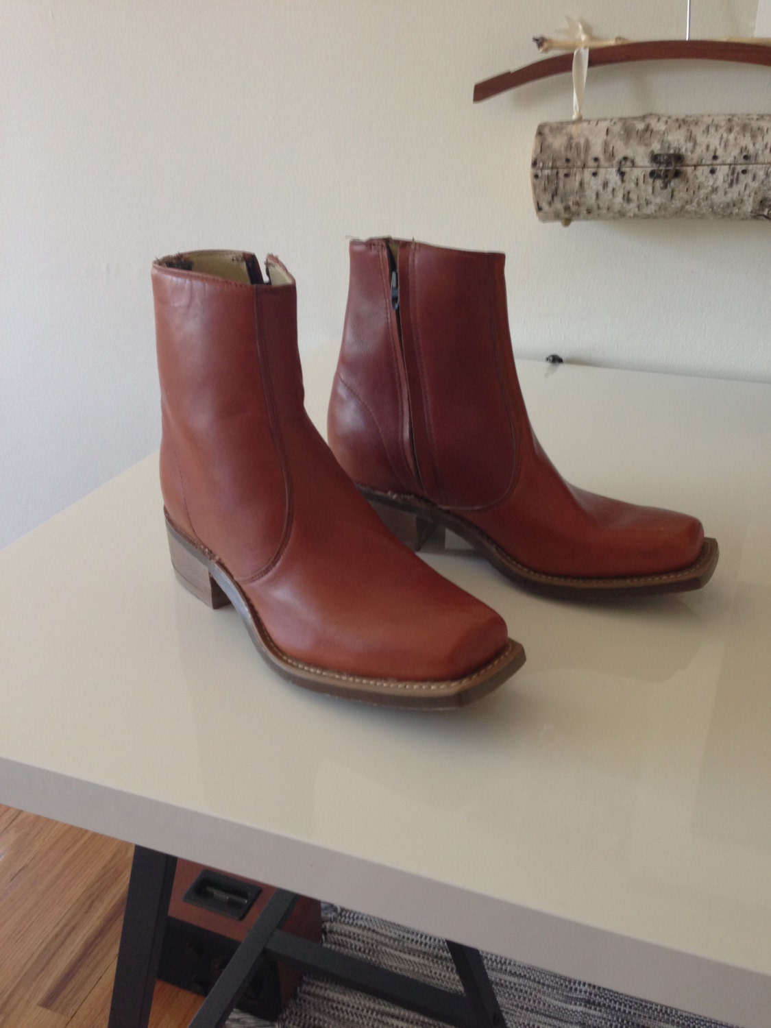 square toe wrangler booties 8.5 9