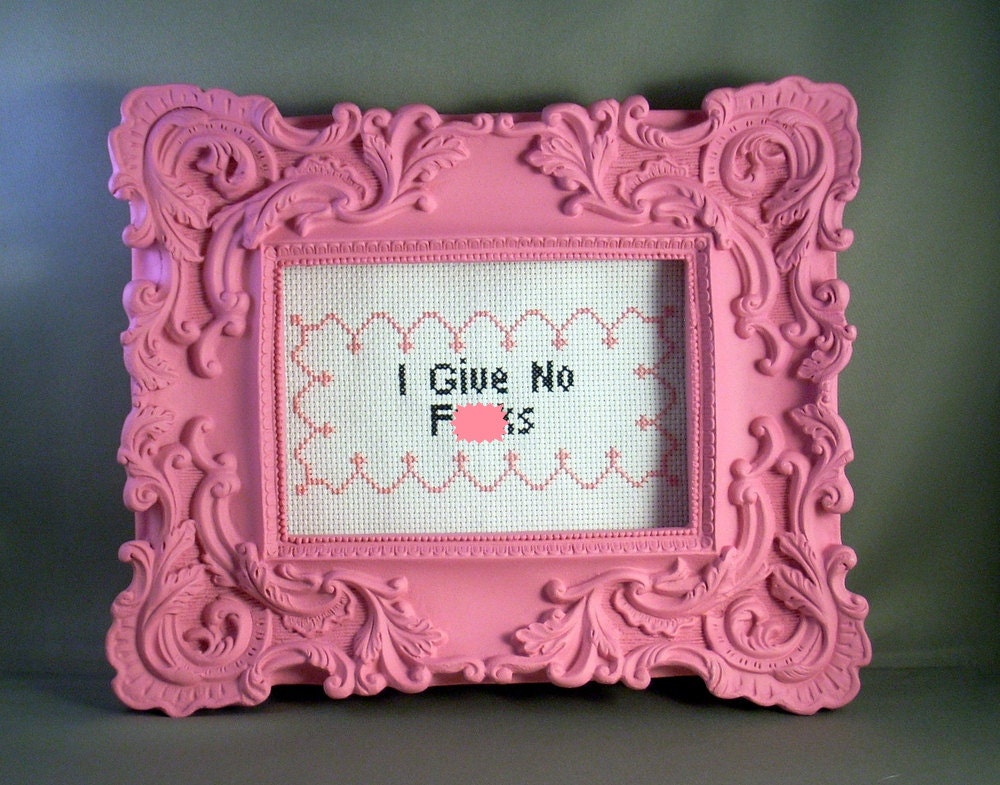 I give no f-cks