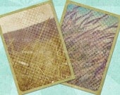 Digital Collage Sheet SUMMER FIELDS Backgrounds 2.5x3.5in Meadows Flowers - no. 0209