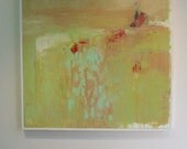 The Cliff, Original mixed media painting on canvas