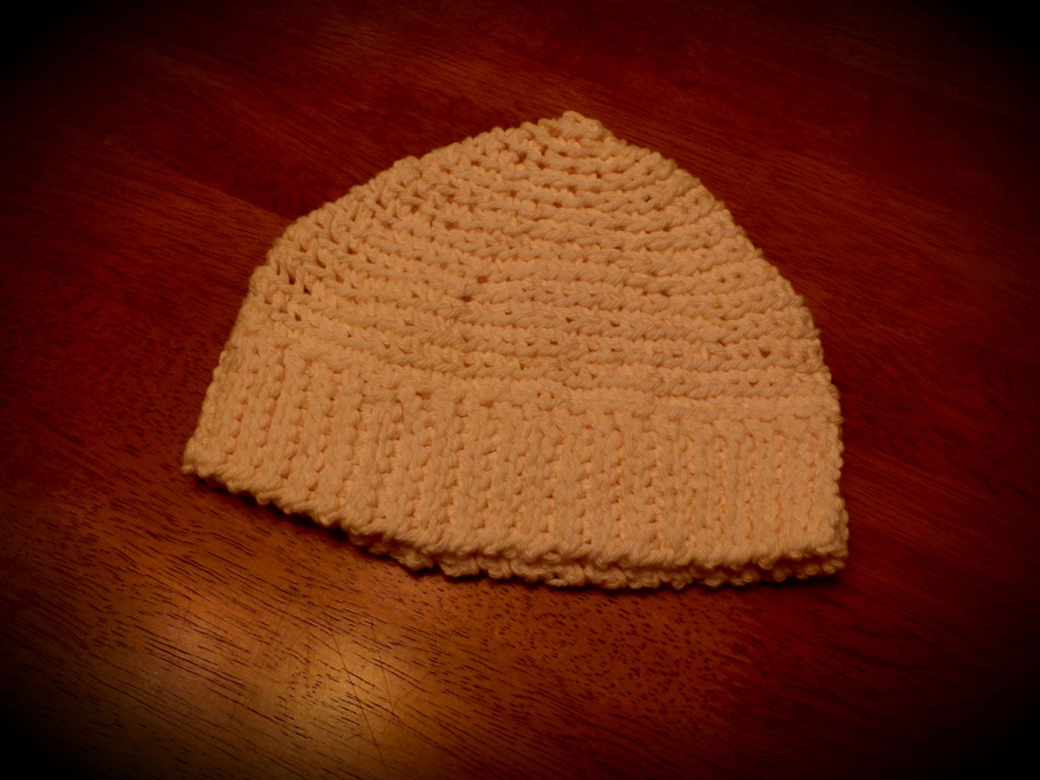 Children's Size, Cream Warm Hat
