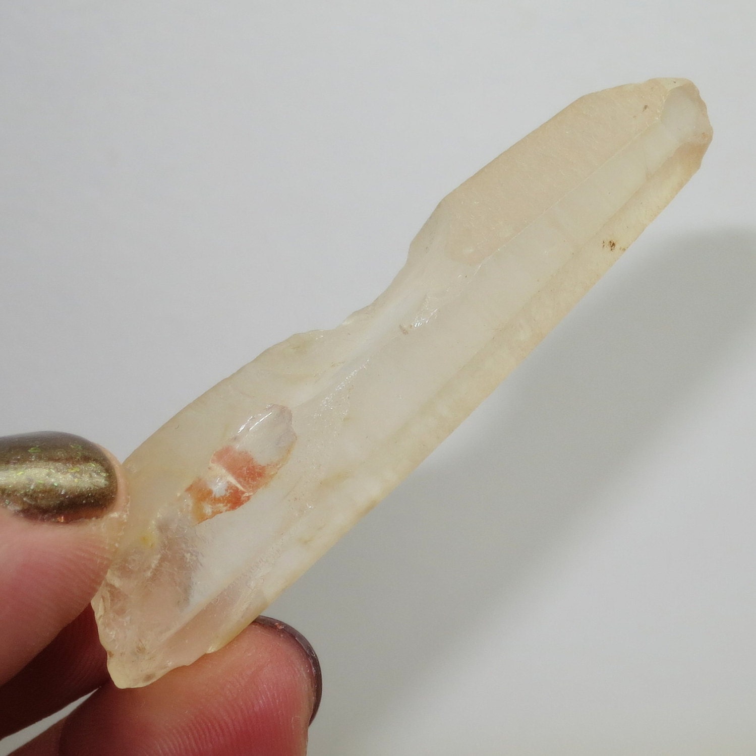 Soothing Lemon Amphibole Quartz Crystal from Madagascar - Tucson 2012 - Extra Special and Ultra Rare