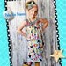 Jumper Dress - Girls Blue Dress - Mermaid Dress