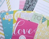 Journaling Cards perfect for Project Life, Scrapbooking