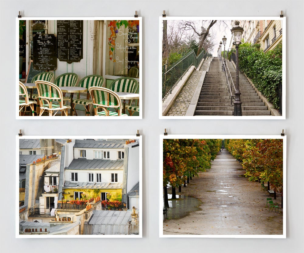 Paris Photography Collection, Flaneur, Paris Photos, Art Prints,  Paris Rooftop, Tuileries Garden, French Home Decor Art Collection