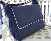 Custom Order Your Diaper Bag in Solid Colors -  Choose the Color of your Fabrics