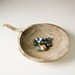 Hand Carved Wood Bowl - Wood Handle
