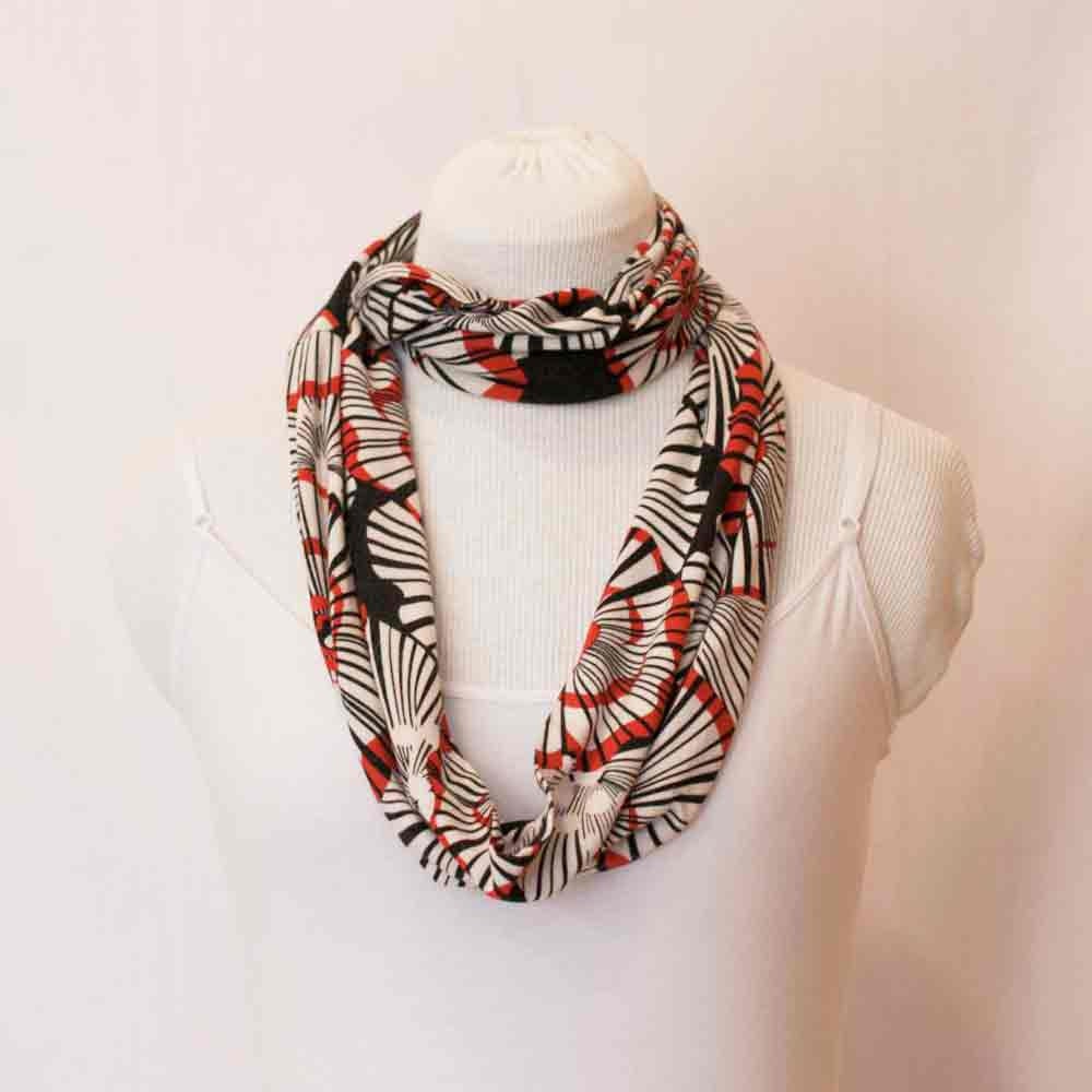 jersey print  infinity scarf