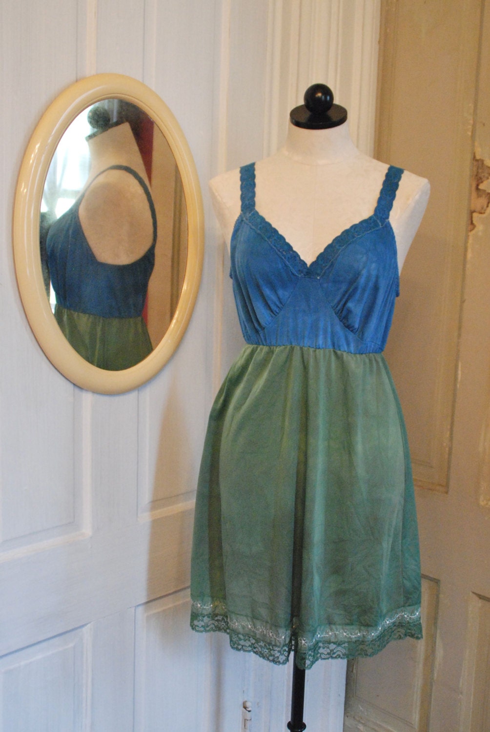 The Gardener - Size Large - Upcycled Lingerie