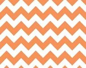 Special Purchase Listing for Amy - Orange Chevron by Riley Blake-- 41" Laminated Cotton Fabric--- Yardage