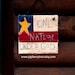 Hand Painted Decorative Slate - Americana and Patriotic - One Nation Under God
