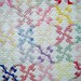 Vintage Drunkards Path Quilt Wanderer in the Wilderness or Mill Wheel