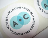 Return Address Labels - Venn Love (100qty)