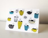 Greeting card - coffee spirits
