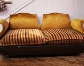 SALE - Rare mid Century Modern Sofa Loveseat from Manocco Very Unique, Was 500