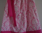 Ava Marie Personalized Candy Damask Pillowcase Dress-Available in sizes NB thru 4