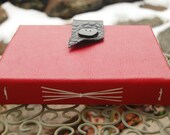 Ruby Writer - 5.5 x 7.5 Handcrafted Red Leather Journal