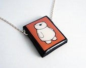 Red Polar Bear Necklace