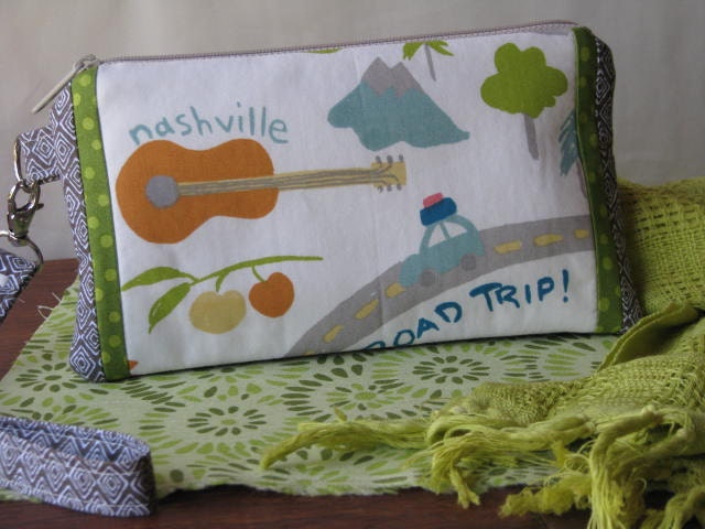 Nashville Road Trip Wristlet