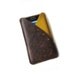 Samsung galaxy S3 & S4 sleeve brown yellow leather case