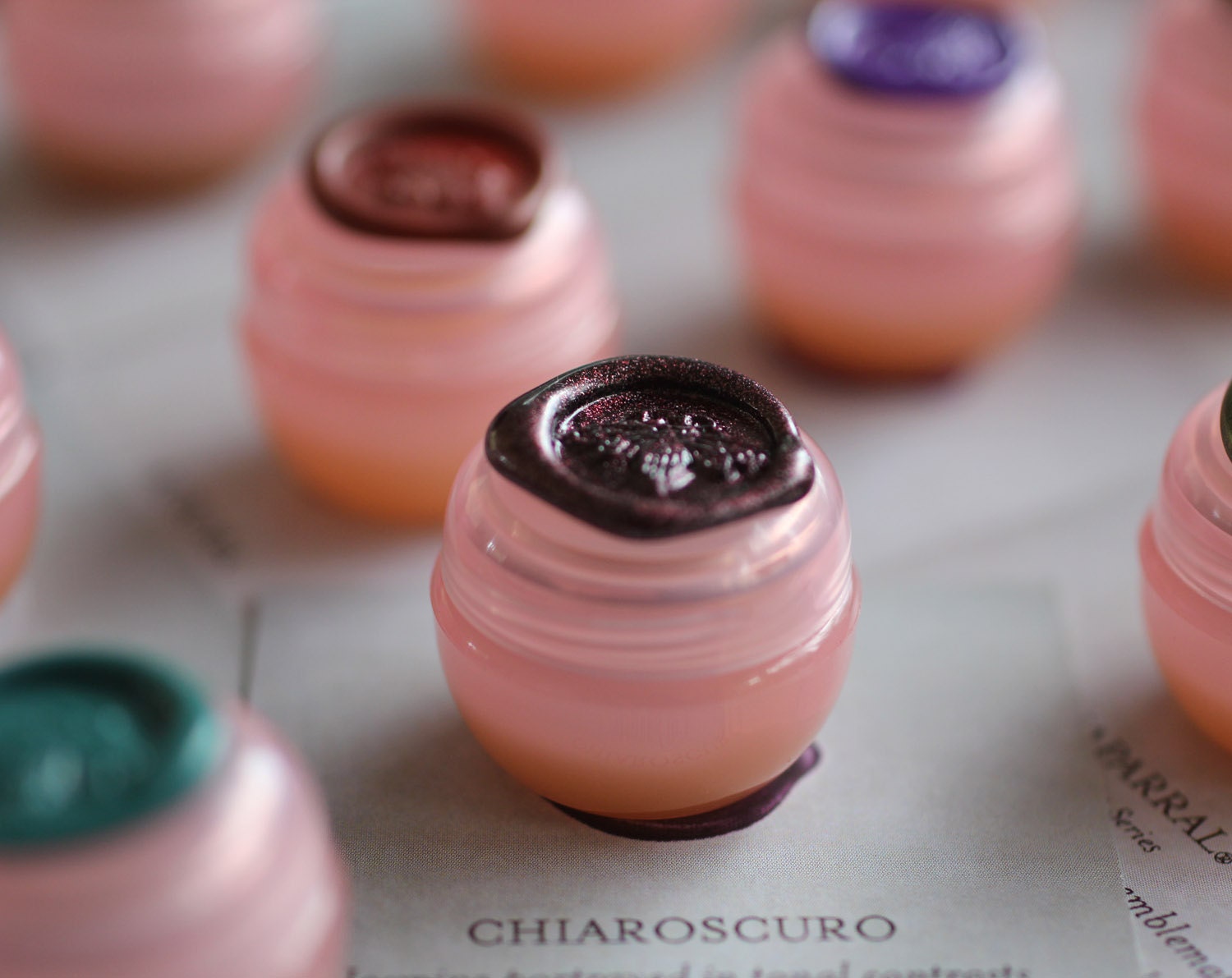 Jasmine Natural Solid Perfume Chiaroscuro Sample -  A pretty feminine fragrance featuring hawaiin jasmine, spices and vanilla