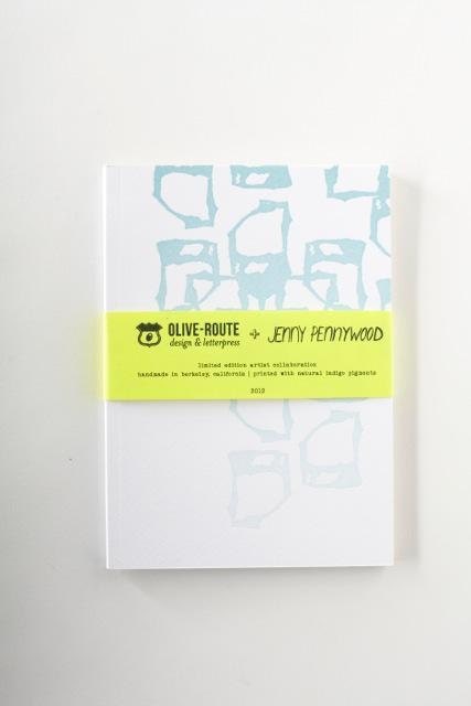 Indigo Letterpress Notebook No.3