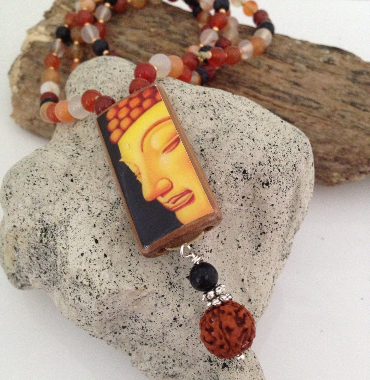 Courage Through Change Mala Necklace