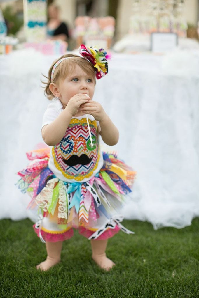 Rainbow Chevron Mustache Birthday Tee--available in short or long sleeves, tank and bodysuit styles