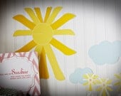 You are my Sunshine Party Die Cut Backdrop - DIY kit