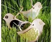 little birdie ornament -  easter trio (3)
