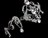 Art Deco Gatsby Wedding Bracelet, Statement Geometric Bridal Jewelry, CARMEN