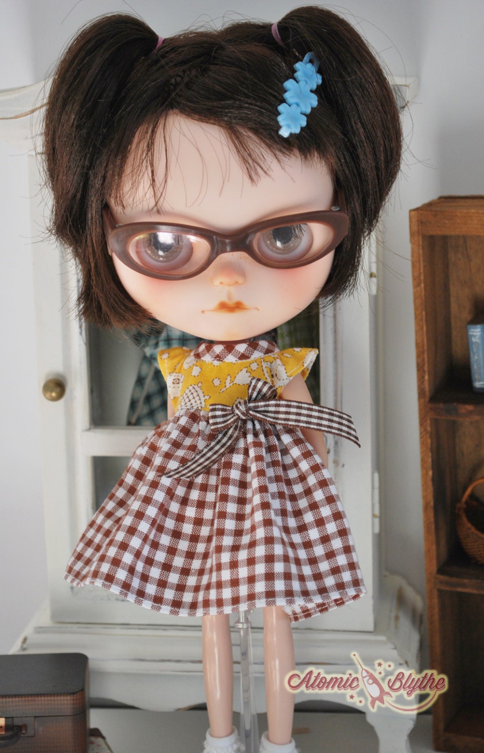 Atomic Blythe Vintage Style Cap Sleeve Baby Doll Dress
