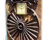 Assemblage art, Wheel Of Misfortune, Found industrial object art