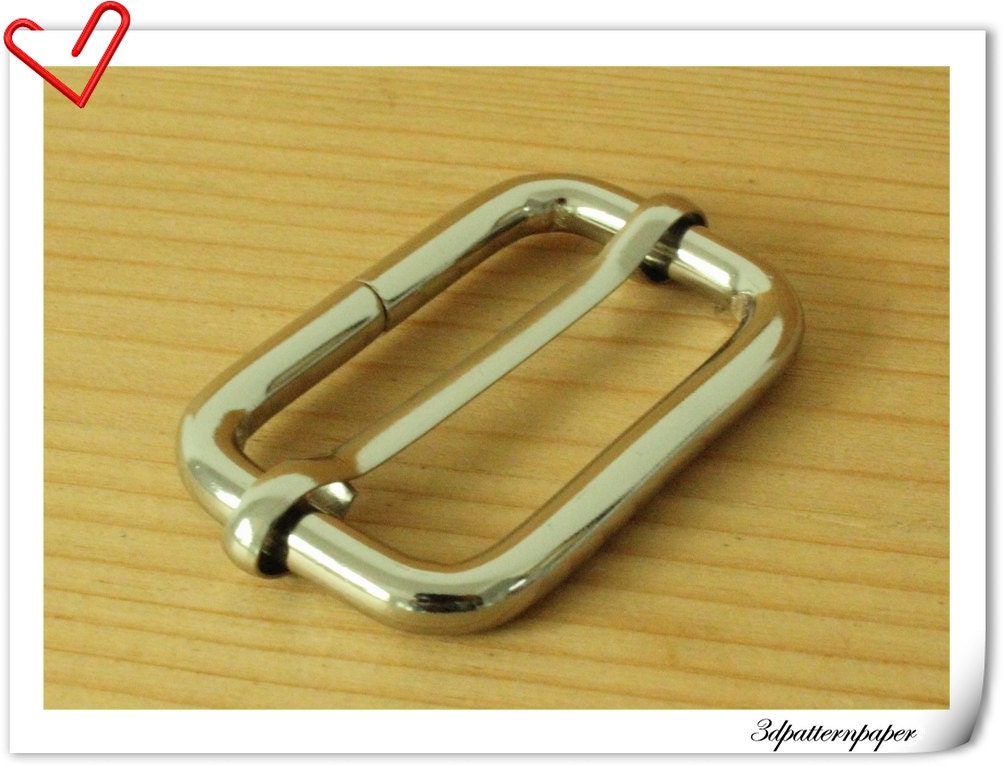 1.5 inch (inner diameter) nickel adjustable strap hardware  strap adjuster 10pcs per bag  U37