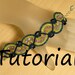 Micro Macrame Tutorial Zig Zag Patttern Beaded Macrame