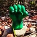 The Incredible Hulk Hand - SuperHero Handmade sculpture made out of Clay