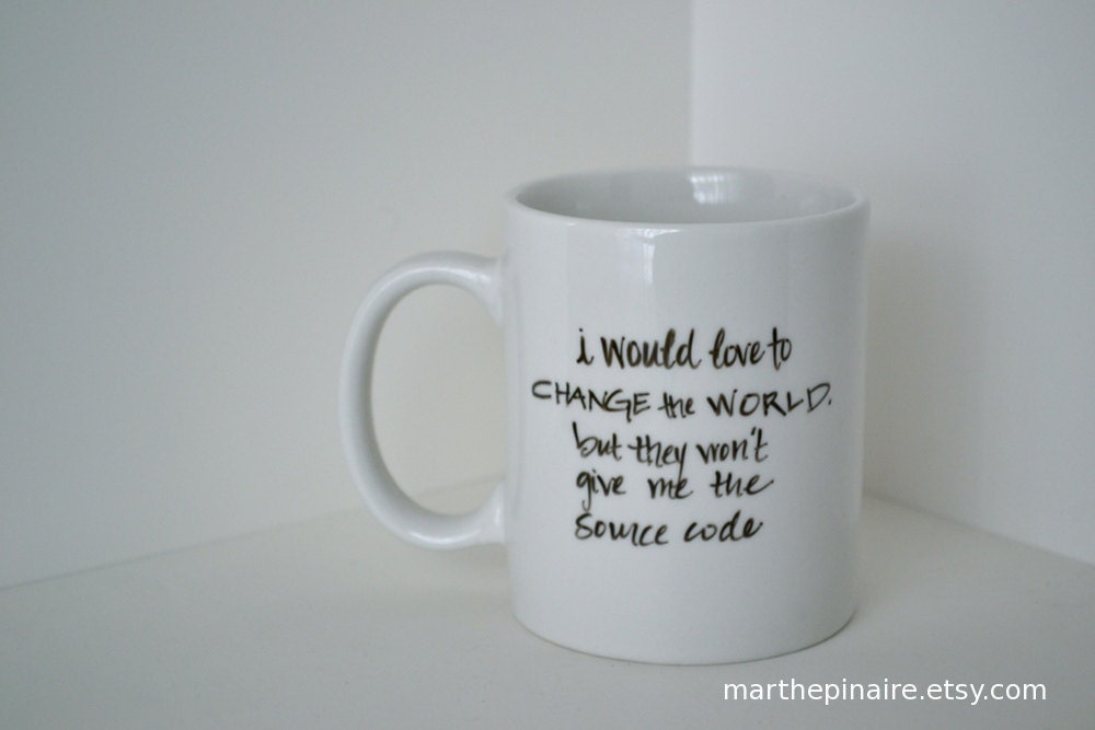 source code hand painted mug