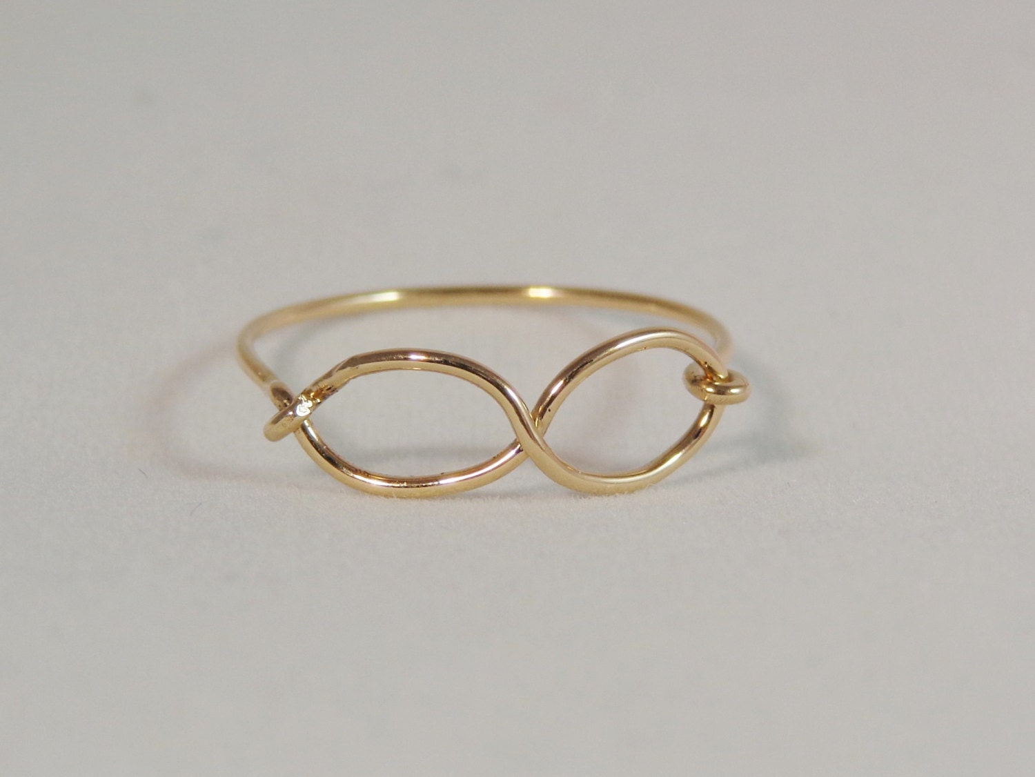 INFINITY RING    14kt gold filled