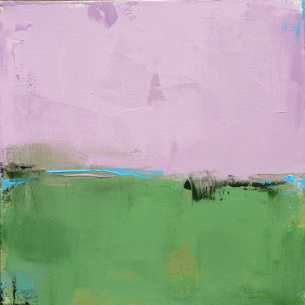 Abstract Landscape Painting Contemporary Acrylic-affordable fine art