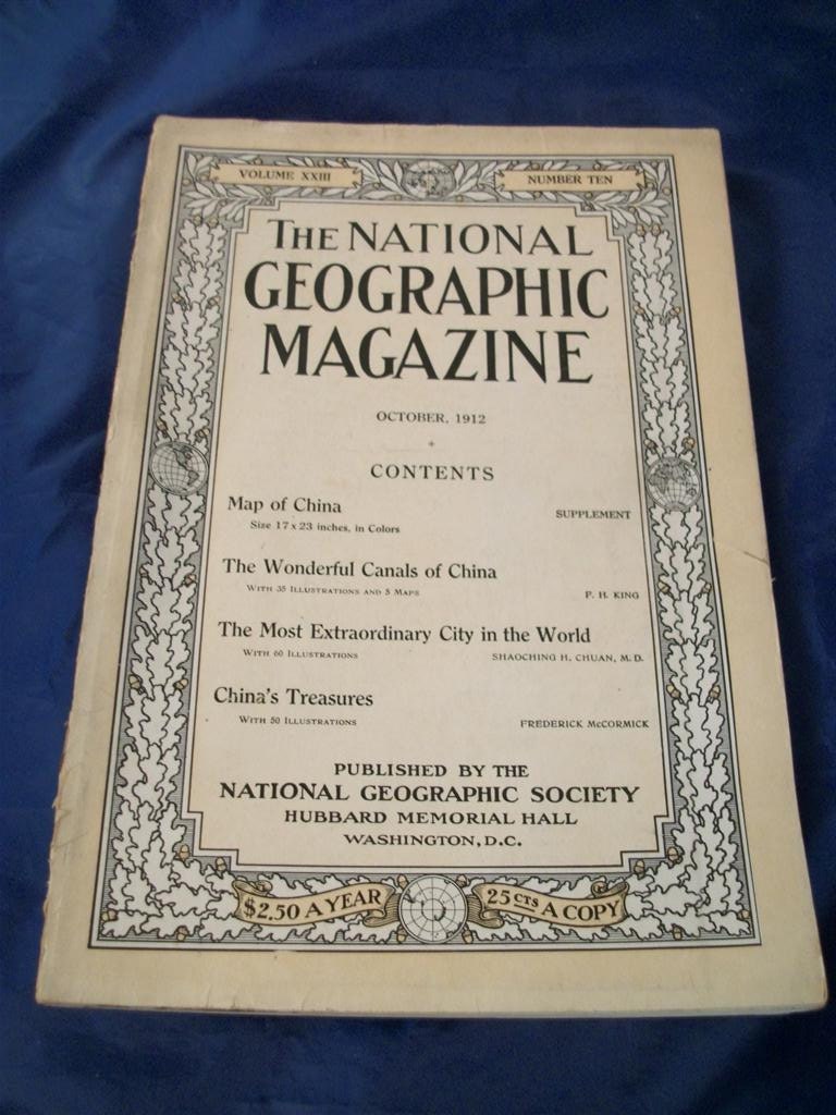 1912 October National Geographic Magazine