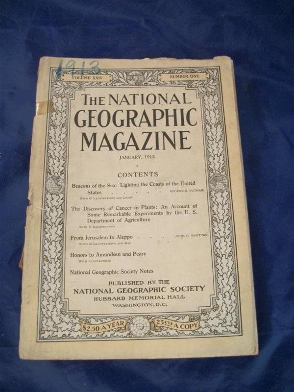 January 1913 National Geographic Magazine