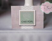 CHEVRON and SUCCULENT Printable Tent Labels or Place Cards Il_170x135